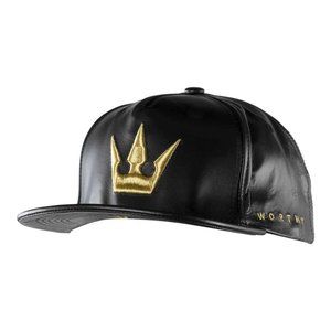 WORTHY CROWN STRAPBACK - BLACK/GOLD